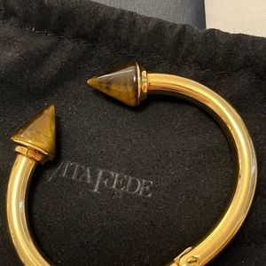 Vita fade S Gold tone stone bracelet